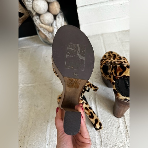 Alice + Olivia Faira Leopard Block Heels. Size 9 Retail- $650 - Picture 9 of 14